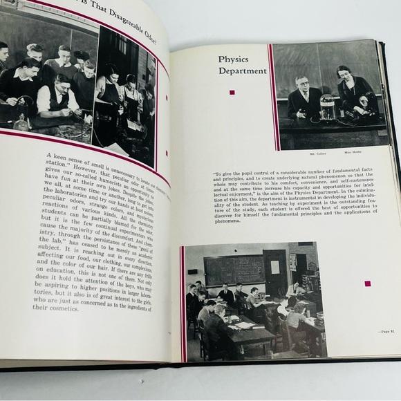 1933 lakewood high school yearbook ohio vintage cinema - Picture 8 of 13